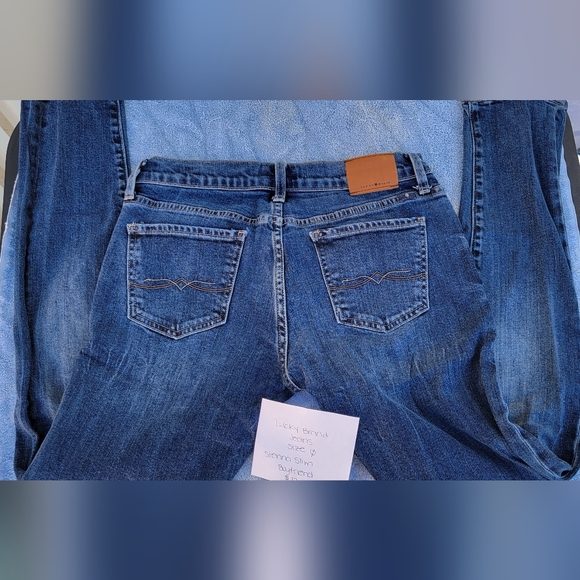 Lucky Brand Sienna Slim Boyfriend JEANS size 2 - Picture 2 of 4
